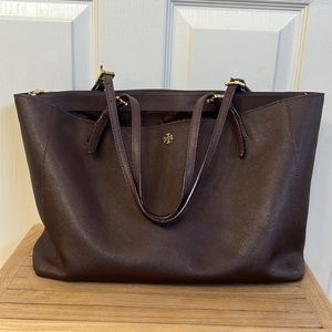 ‼️DEAL Tory Burch York Buckle saffiano leather tote bag
